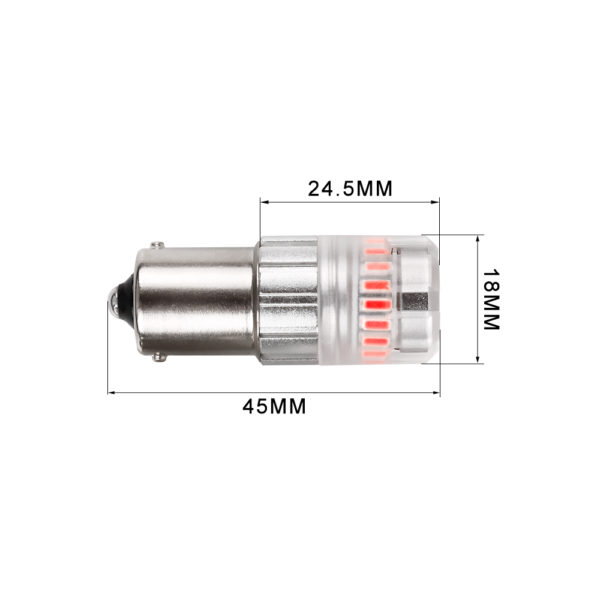 ECO Series 1156 LED Bulbs Red - 3116R