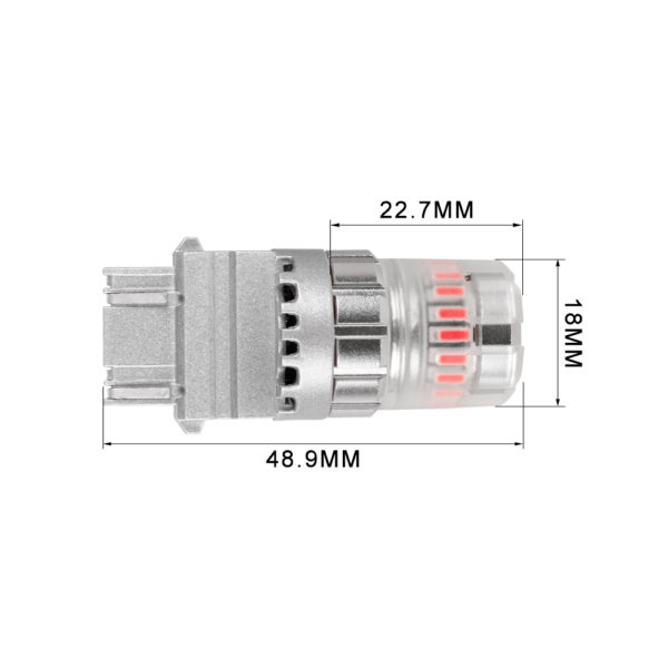 ECO Series 3156/3157 LED Light Bulbs  Red - 3137R
