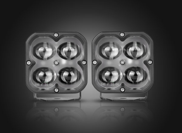 Concept Series Pod, 3” Cube LED Pod Lights, Fog Light, U Mount - 41012