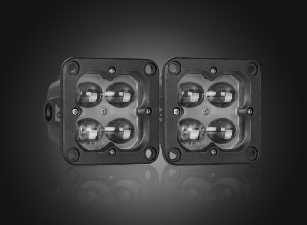 Concept Series Pod, 3” Cube LED Pod Lights, Fog Light, Flush Mount - 41112