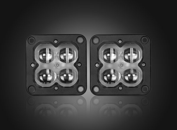 Concept Series Pod, 3” Cube LED Pod Lights, Fog Light, Flush Mount - 41112