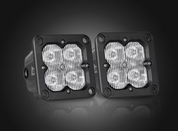 Concept Series Pod, 3” Cube LED Pod Lights, Driving Beam, Flush Mount - 41122