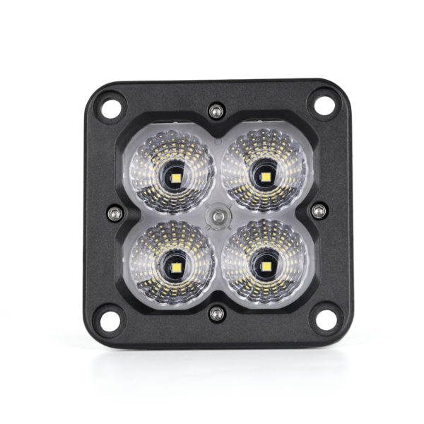 Concept Series Pod, 3” Cube LED Pod Lights, Flood Beam, Flush Mount - 41142