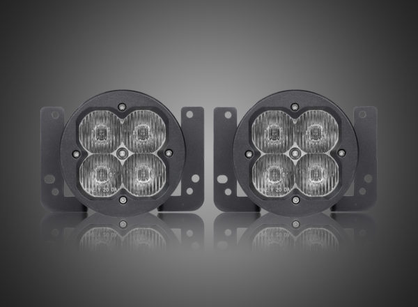 Concept Series Pod, 3” Round LED Pod Lights, Driving Beam, Jeep Specific Mount - 41511