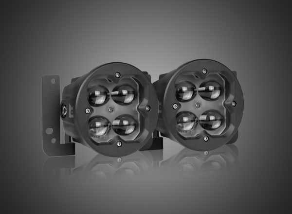 Concept Series Pod, 3” Round LED Pod Lights, Fog Light, Jeep Specific Mount - 41512