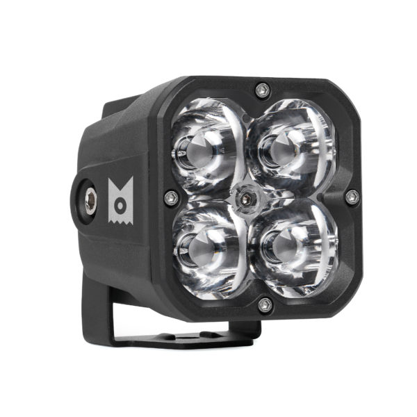 Concept Series Pod, 3” Cube LED Pod Lights, Spot Beam, U Mount (2 EA) - 41032