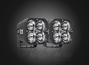 Concept Series Pod, 3” Cube LED Pod Lights, Spot Beam, U Mount (2 EA) - 41032