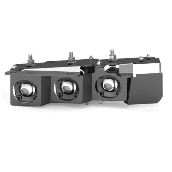 Concept Pod Mini Bronco Steel Bumper Triple Fog Light Kit - 411B1