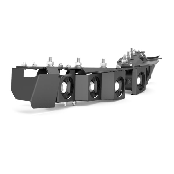 Concept Pod Mini Bronco Steel Bumper Triple Fog Light Kit - 411B1