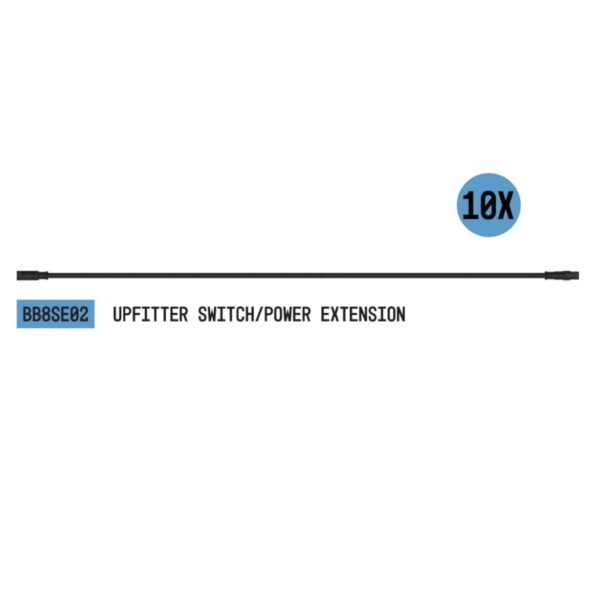 StrobeLink™ Extension Harness Type B, 8 Feet, for Power Connection, Bulk Pack (10EA)-BB8SE02X