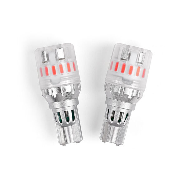 Eco Series 921 (T15) LED Light Bulbs Red (2 EA)-3115R