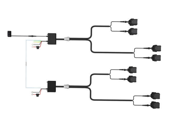 Concept Pod Mini II, Dual Color White/Yellow, Driving Beam (8 EA) - 4128D