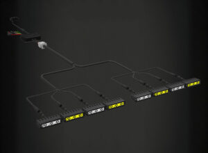 Concept Pod Mini III, 3" Rectangular Pod, White or Yellow, Driving Beam (8 EA) - 4138D